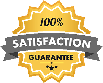 100% satisfaction guarantee