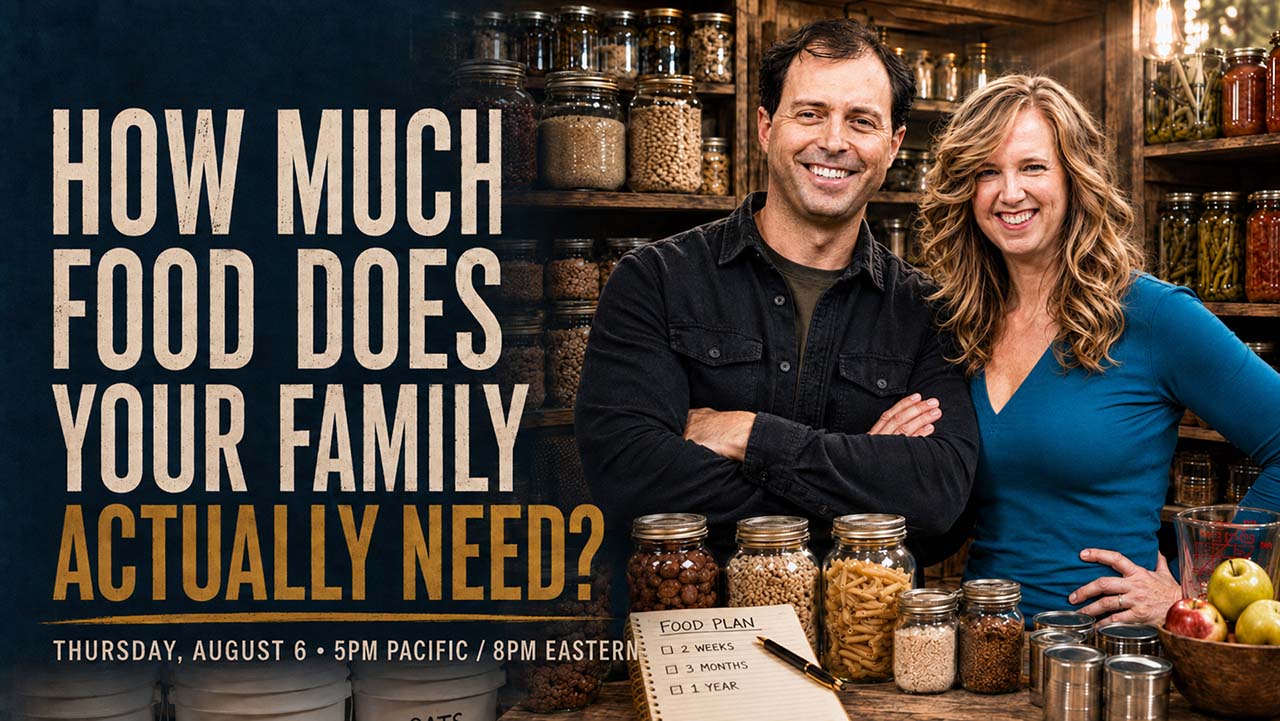 How Much Food Does Your Family Actually Need live class